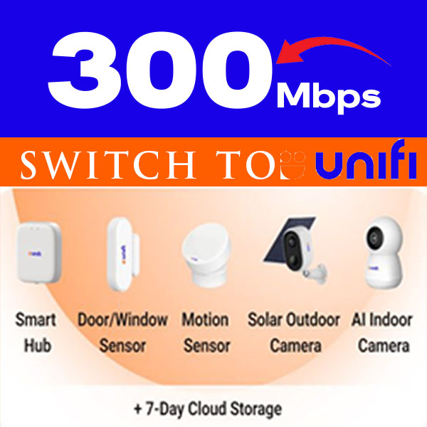 300mbps cctv swith Unifi Home 300Mbps with Free CCTV Premium Set and Free Netflix